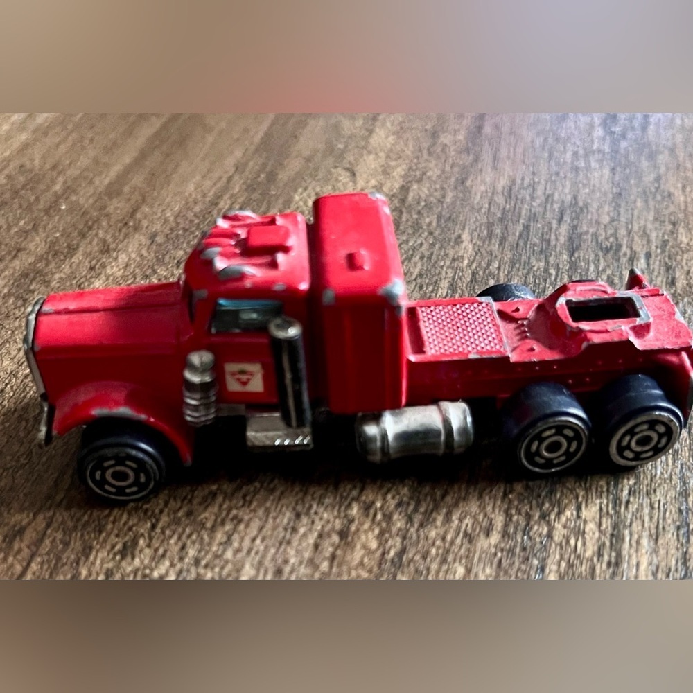 Die-cast toy semi-truck, 1978, promotional item by Canadian Tire.